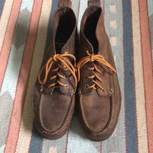 Eddie Bauer men’s moccasin style leather boot